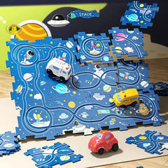 13 Pcs DIY Assembling Electric Race Track 