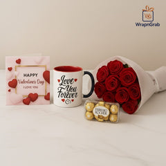 16 Pcs Ferrero Rocher, Roses and Mug