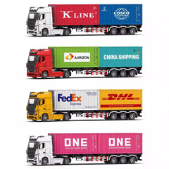  Container Tractor Truck Model Alloy Metal