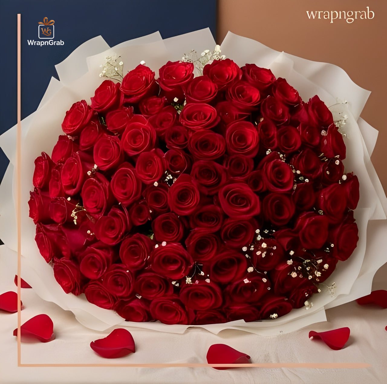300 Red Roses Bouquet