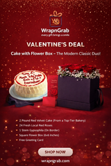 Cake with Flower Box