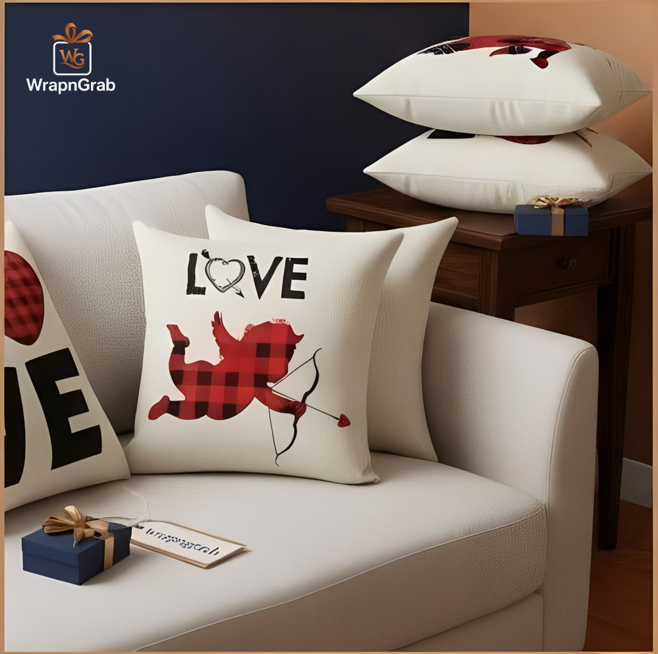 customized love cushions